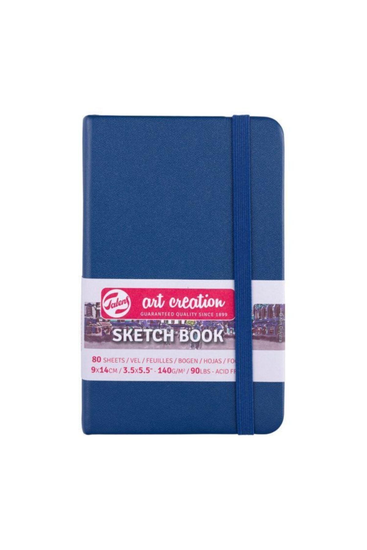Talens Art Creation Sketchbook Sert Kapak Eskiz Defteri 140 Gr 9x14 Cm 80 Yp Navy Blue