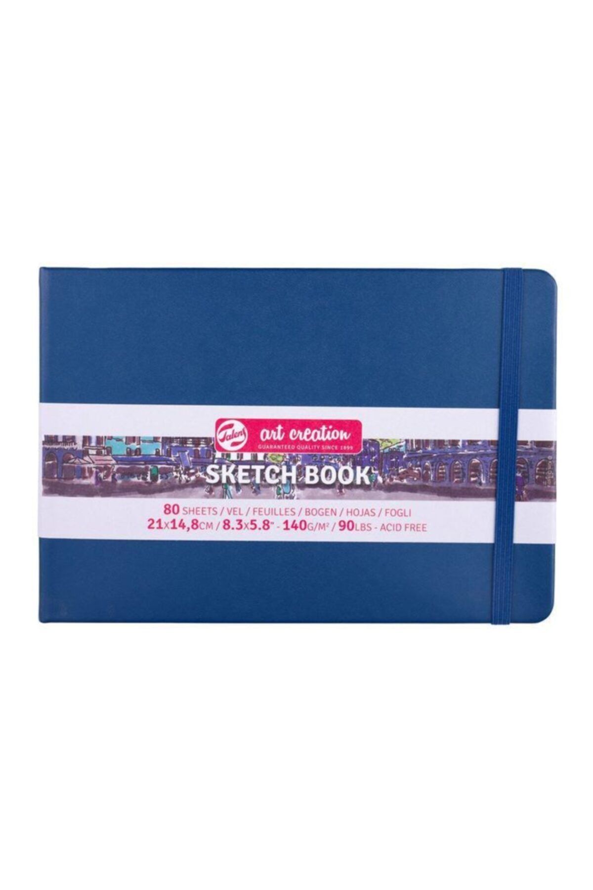 Talens Art Creation Sketchbook Sert Kapak Eskiz Defteri 140 Gr 21x14,8 Cm 80 Yp Navy Blue