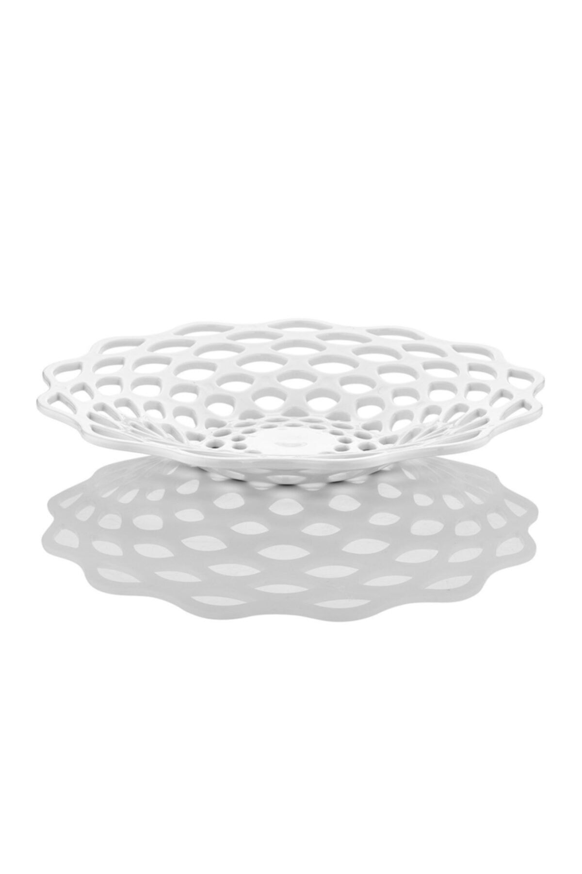 EW's Kitchenware Soft Beyaz Yayvan Meyvelik