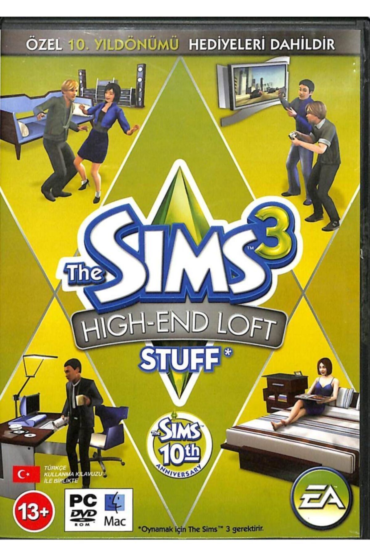 Gökçe Koleksiyon The Sims 3 - Pc Dvd Rom Oyun Cd2618