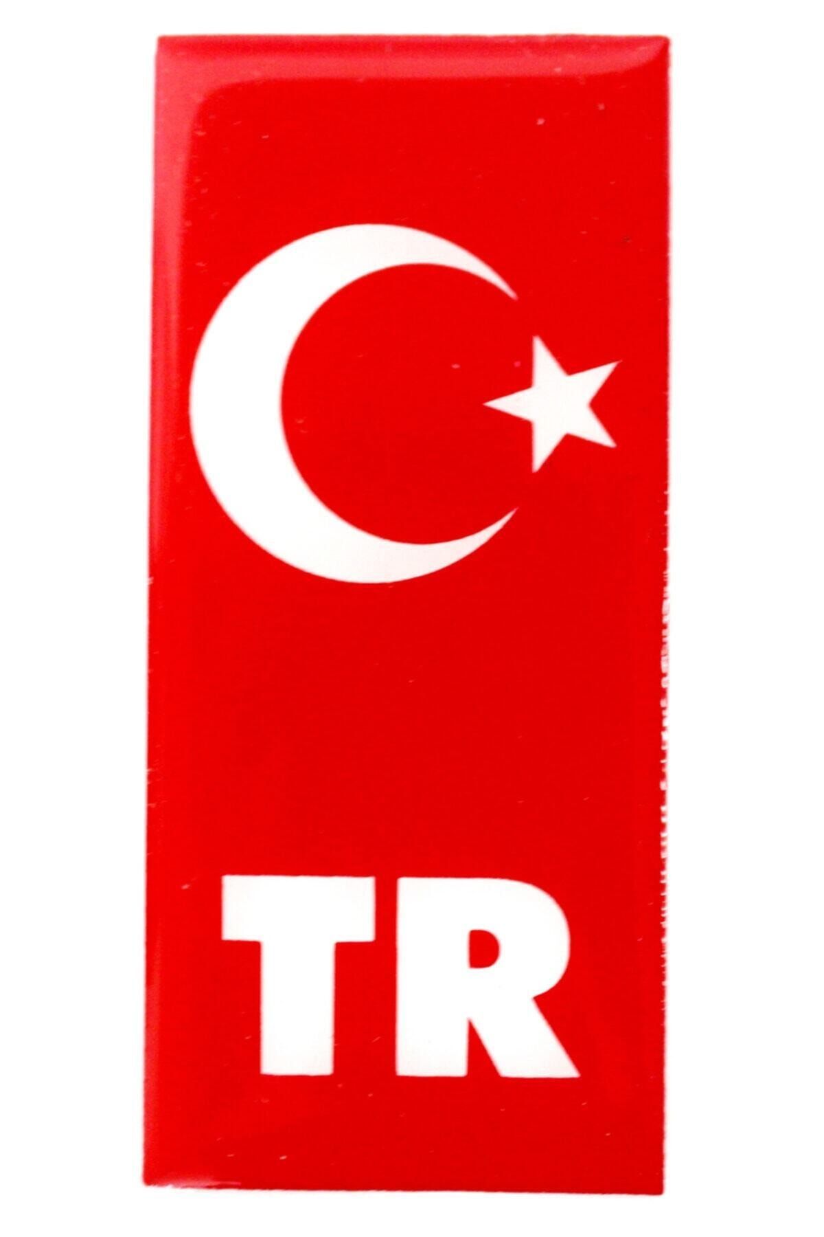 ModaCar Plaka İçin TR Bölümüne Damla Türk Bayrağı 422182