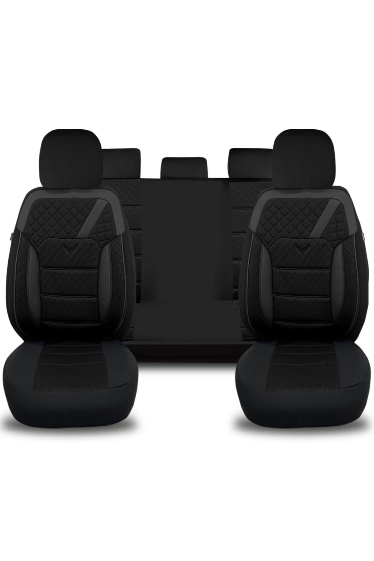 Oto Pandami Seat Leon 3 5f 2012 Uyumlu Siyah Koltuk Kılıfı