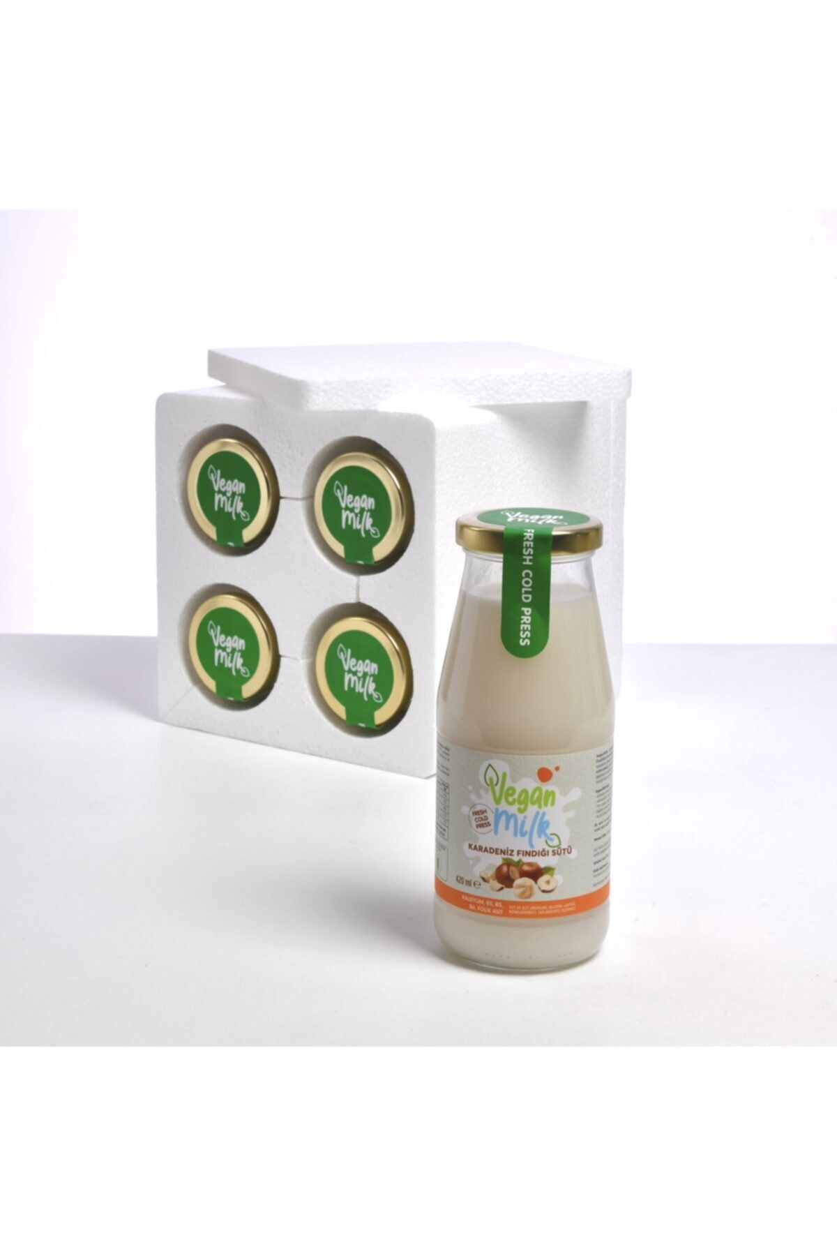 VeganMilk Karadeniz Fındığı Sütü 420 ml 4lü