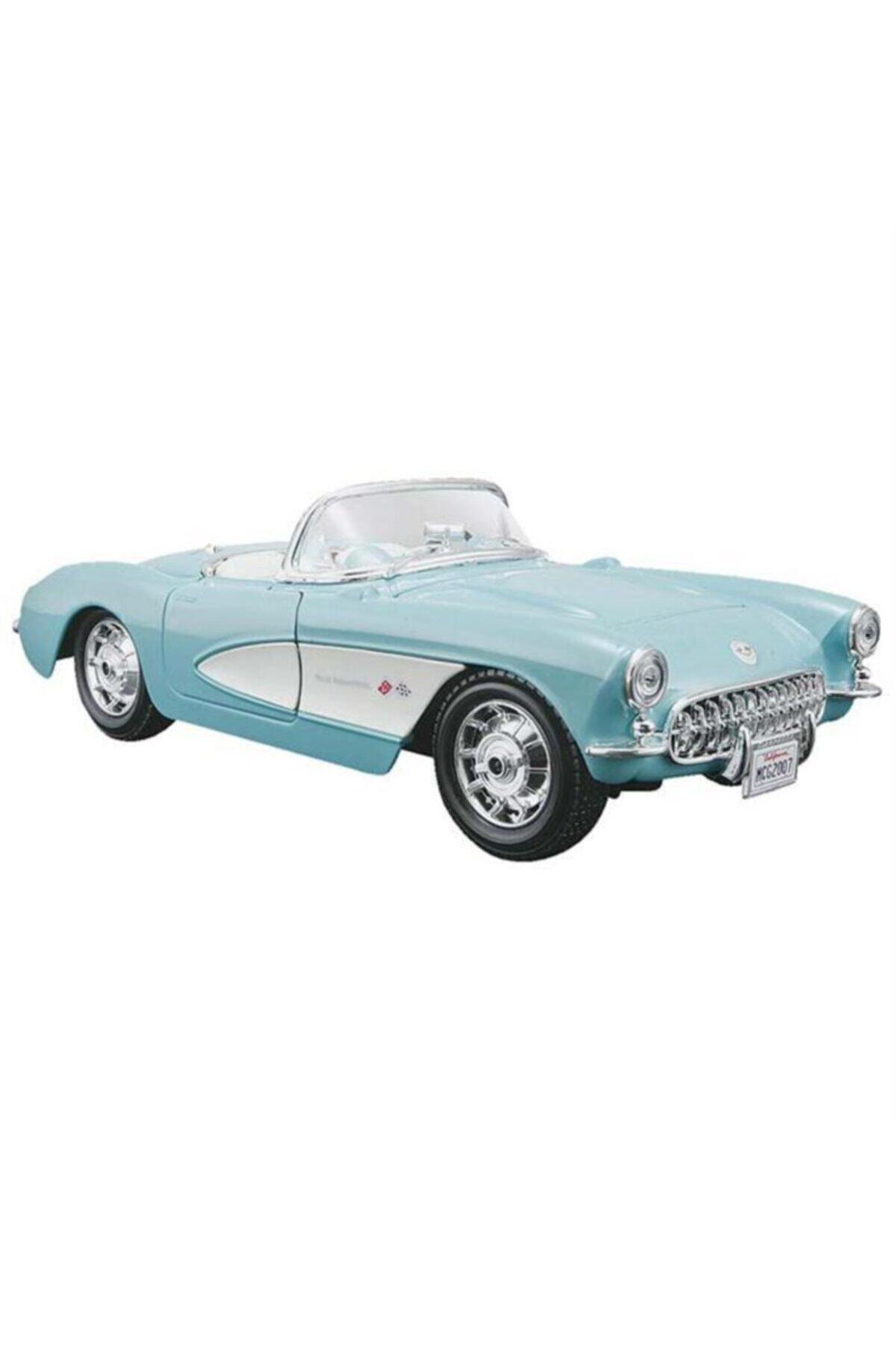 Maisto Chevrolet Corvette 1957 1:24 Model Araba Se Turkuaz