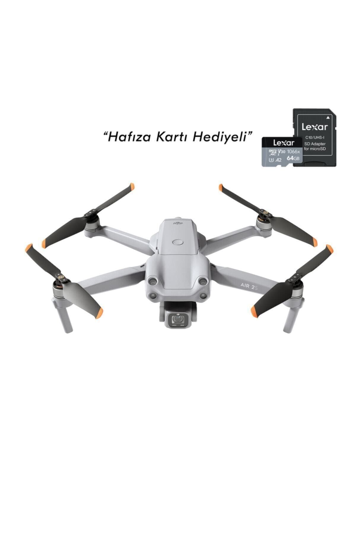 DJI Air 2S ( 64 GB LEXAR  1066x Hafıza Kartı Hediyeli )