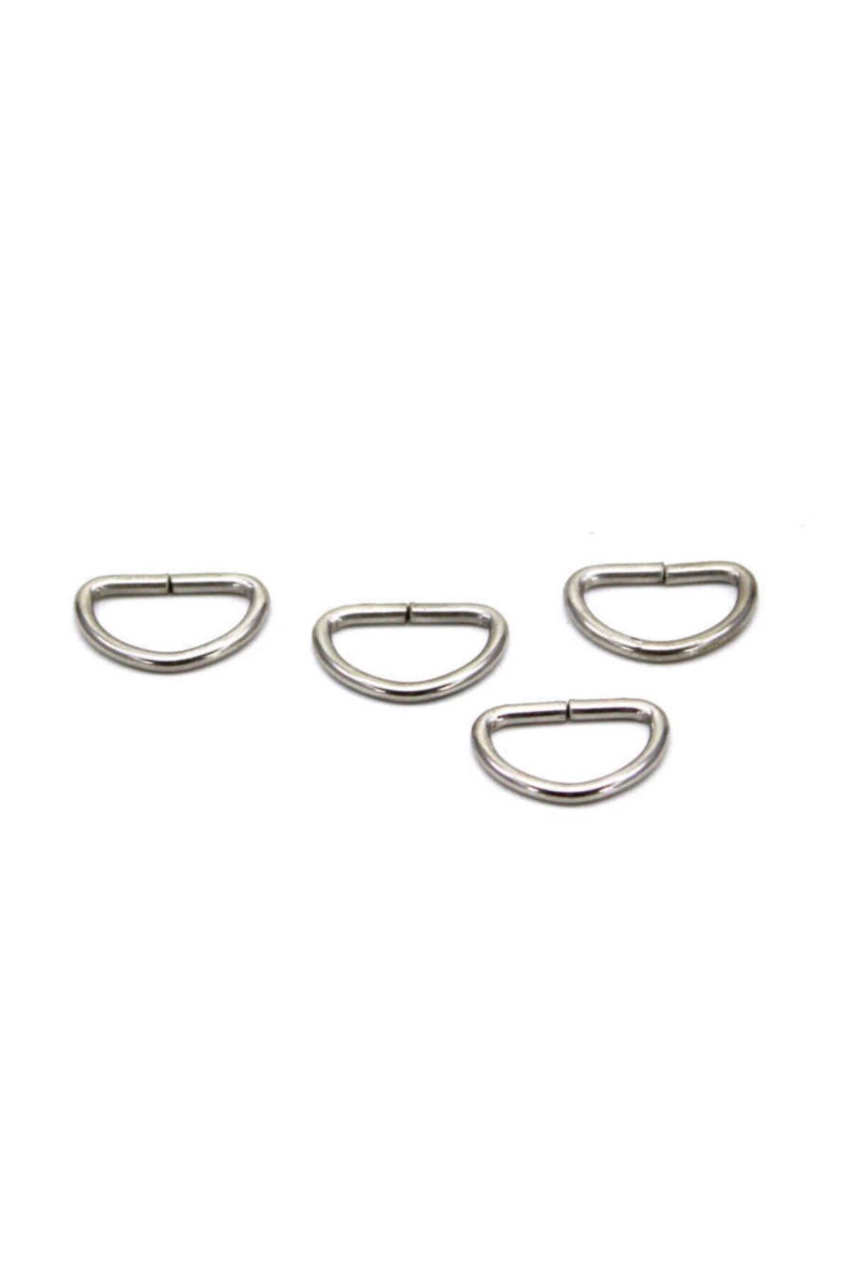 YF STORE 10 Adet - 13x19 Mm Nikel Kaplama, D Açık Halka, Çanta Halkası, Metal Halka