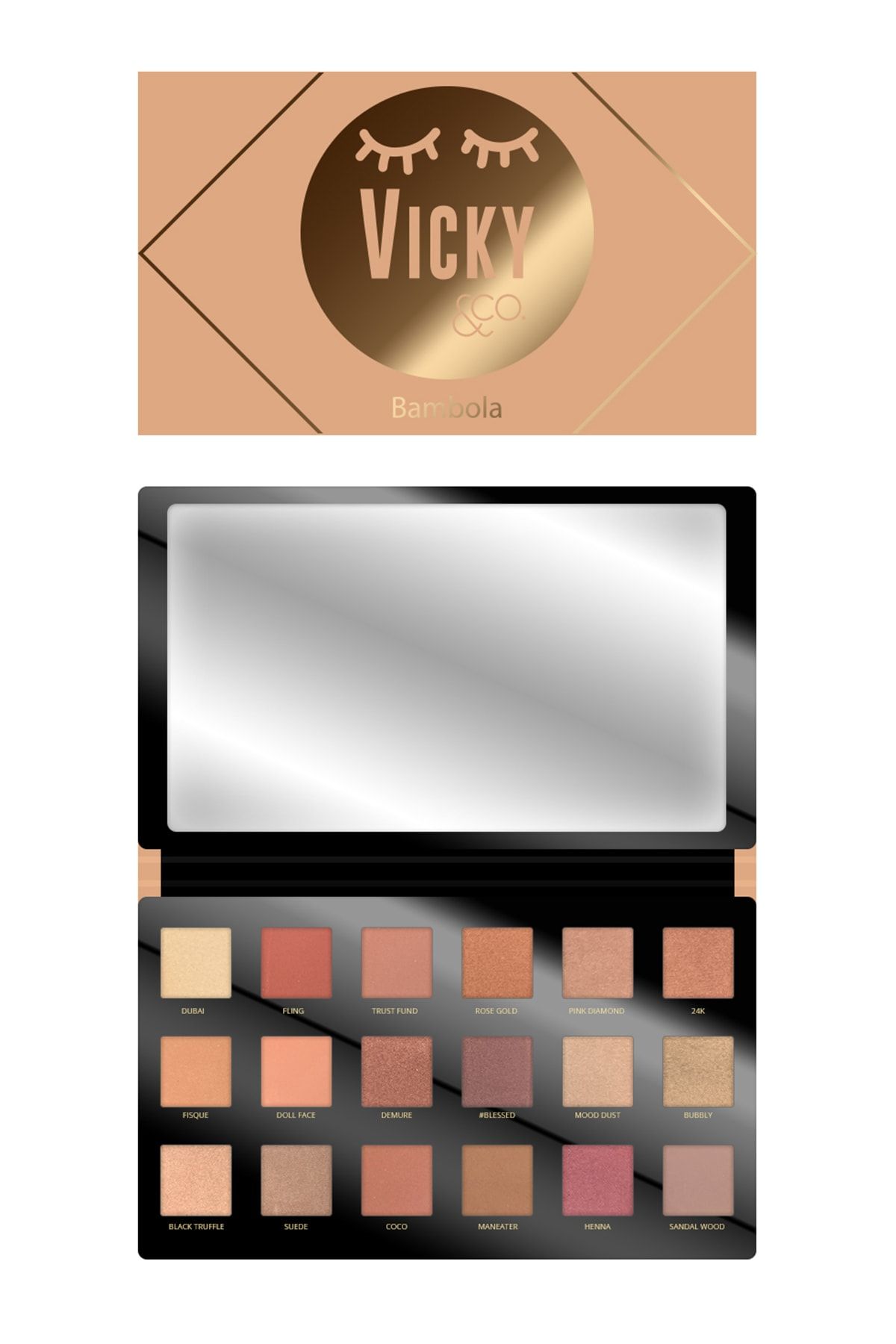 Vicky Bambola Eyeshadow (18 Renk)