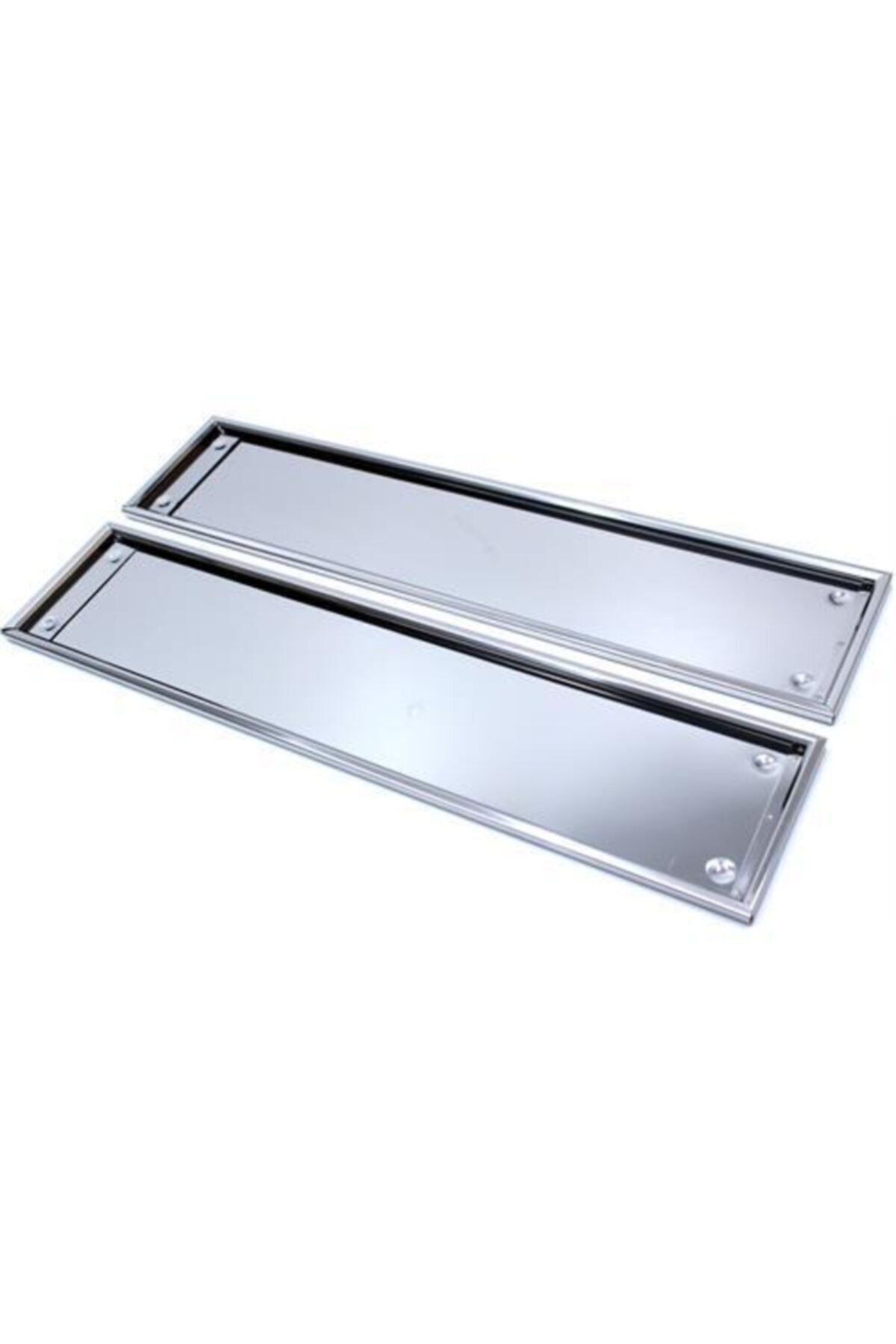 ModaCar Paslanmaz Krom Plaka Altlığı Seti 6'lı Indirimli Paket 425649