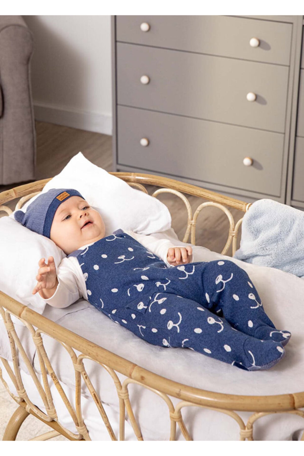 MAYORAL Erkek Bebek Tulum Bere 2 Li Set 2676