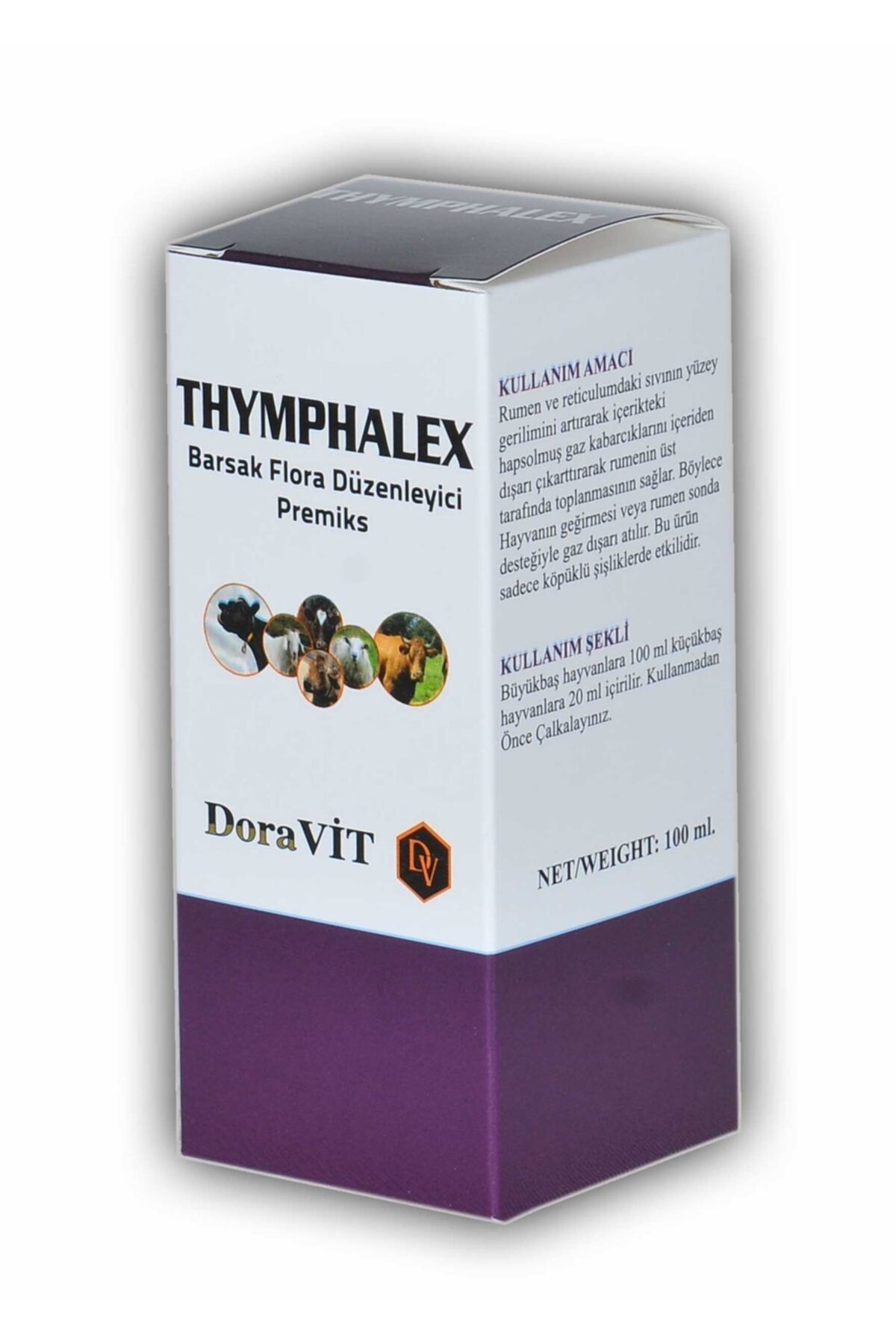 doravit Thymphalex Gaz Giderici 100 Ml Büyükbaş Ve Küçükbaş Hayvanlar Için