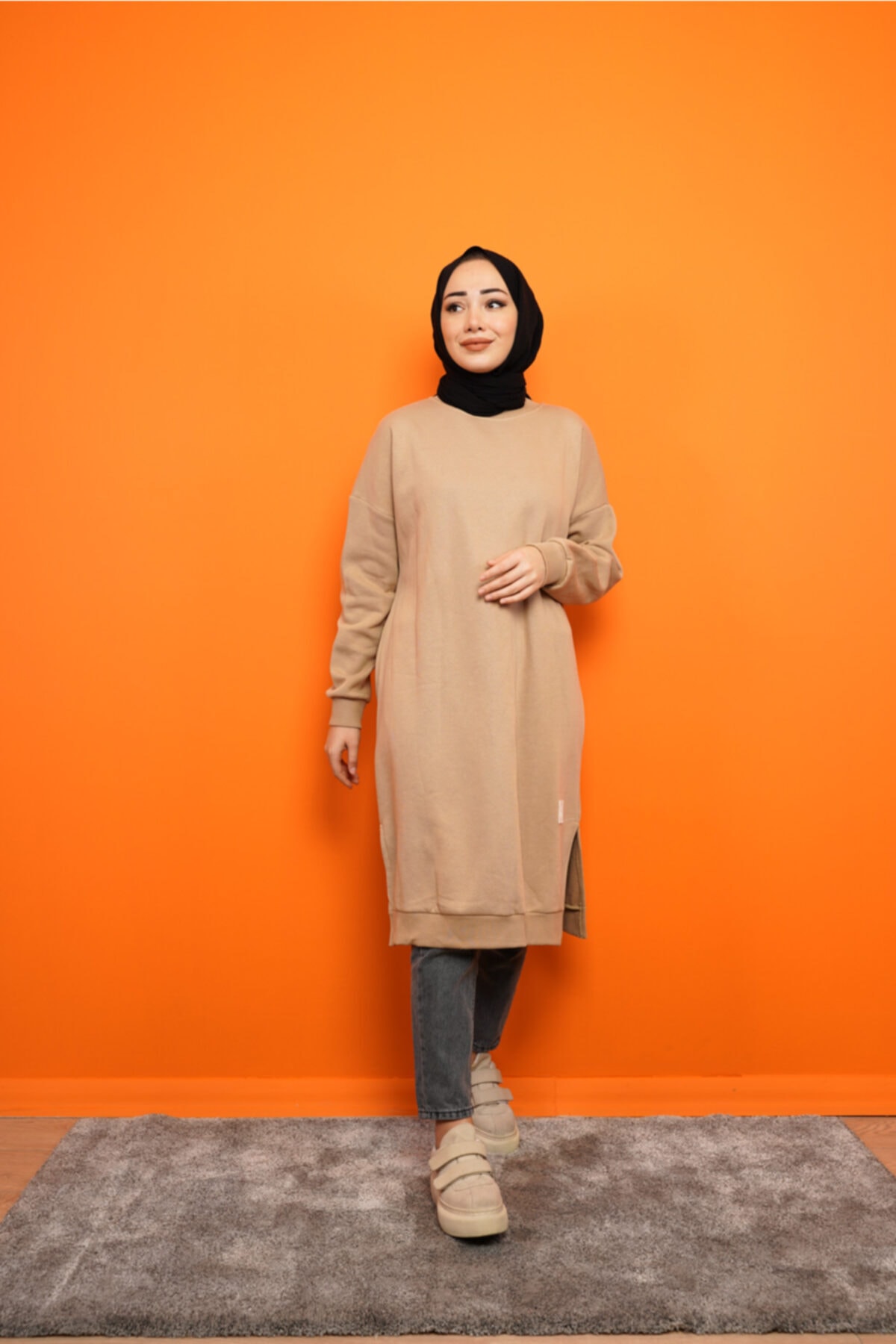 KAMİL KESKİN Uzun Polar Sweat