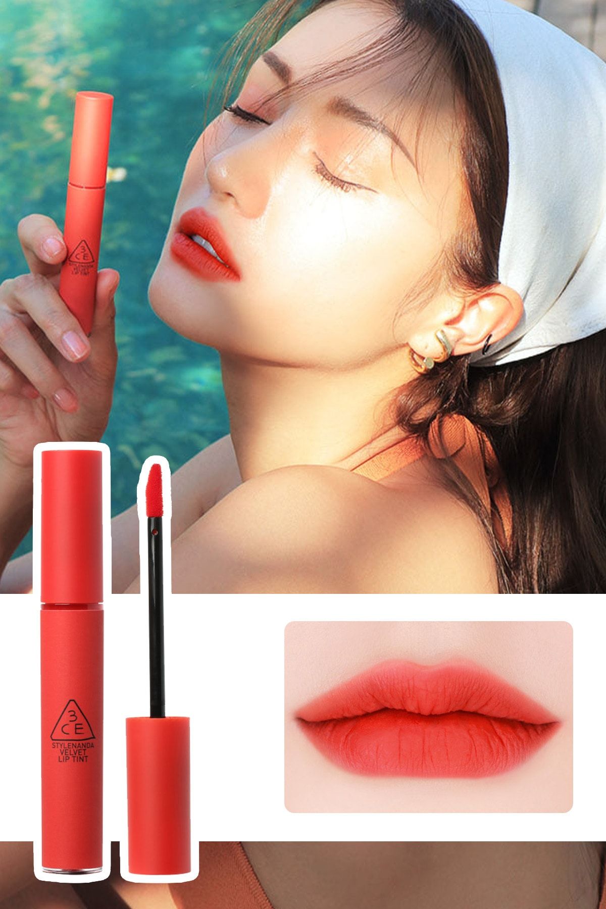 3CE Uzun Süre Kalıcı Kadifemsi Mat Ruj Velvet Lip Tint #simply Speaking