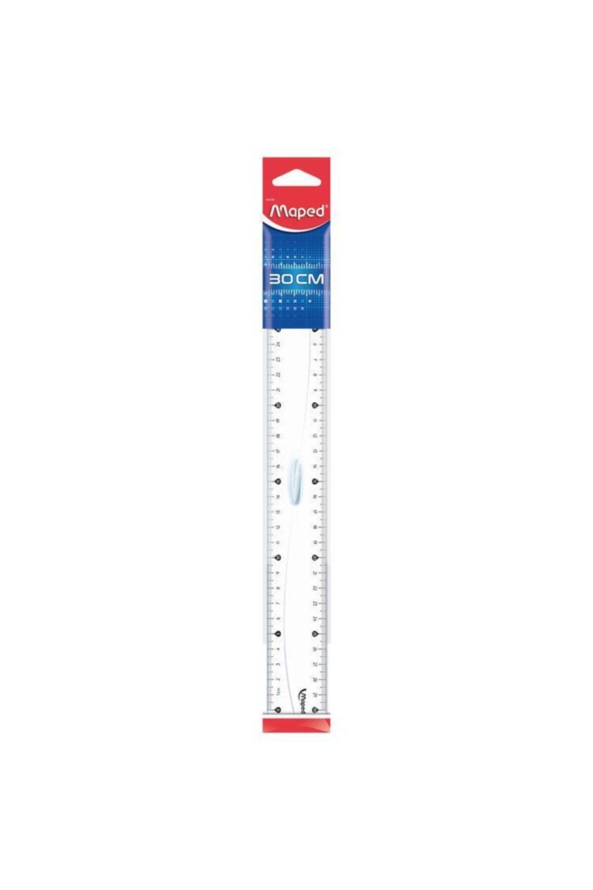 Maped Plastik Cetvel 30 cm Ortadan Tutmalı 146109