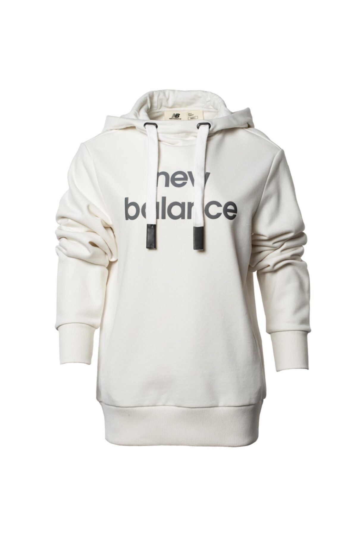 New Balance Kadın Beyaz Kapüşonlu Sweatshirt Wph3107-wt