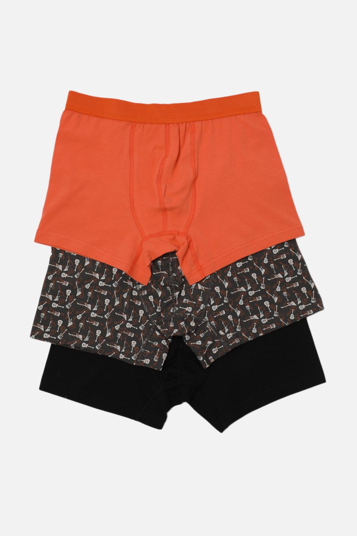 TRENDYOL MAN Çok Renkli Erkek 3'lü Paket Boxer TMNAW22BX0119