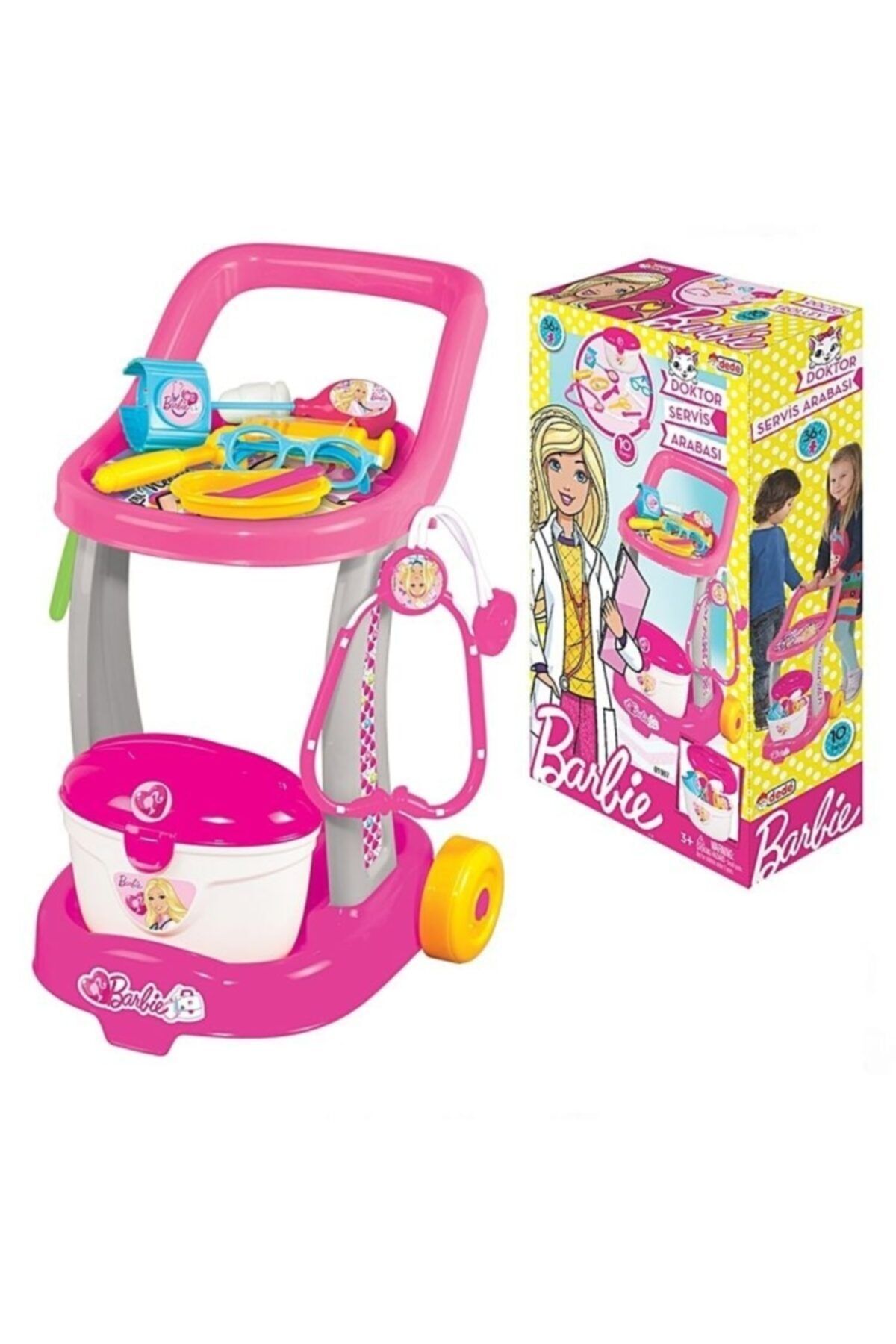 Burnis Toy Dede Barbie Doktor Servis Arabası