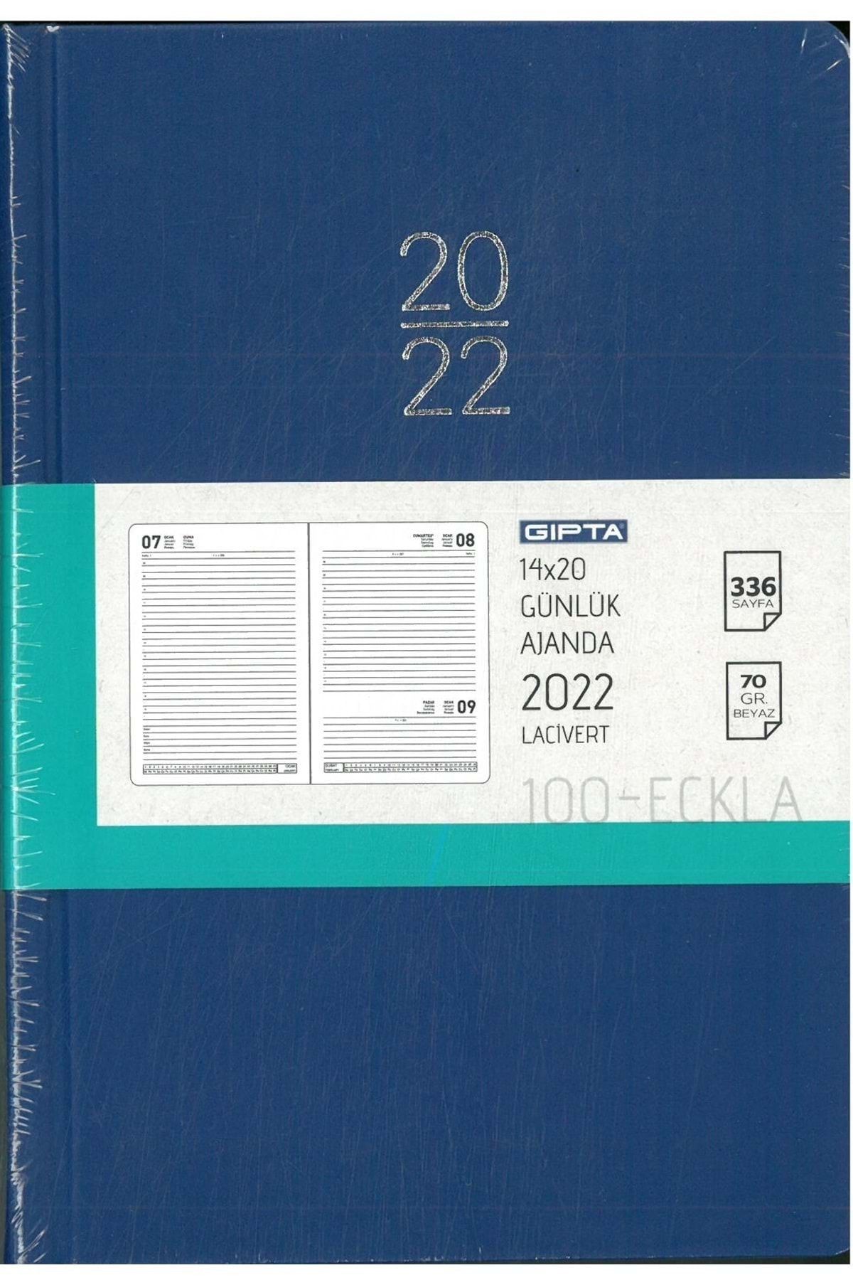 Gıpta 14x20 Ajanda 2022 Yılı 336 Sayfa 70 gr Beyaz Kağıt