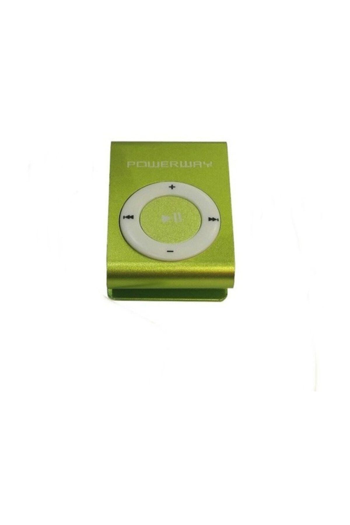 POWERWAY Drnx-08 Şarjlı Hafızasız Mp3 Player Microsd Kart Girişili