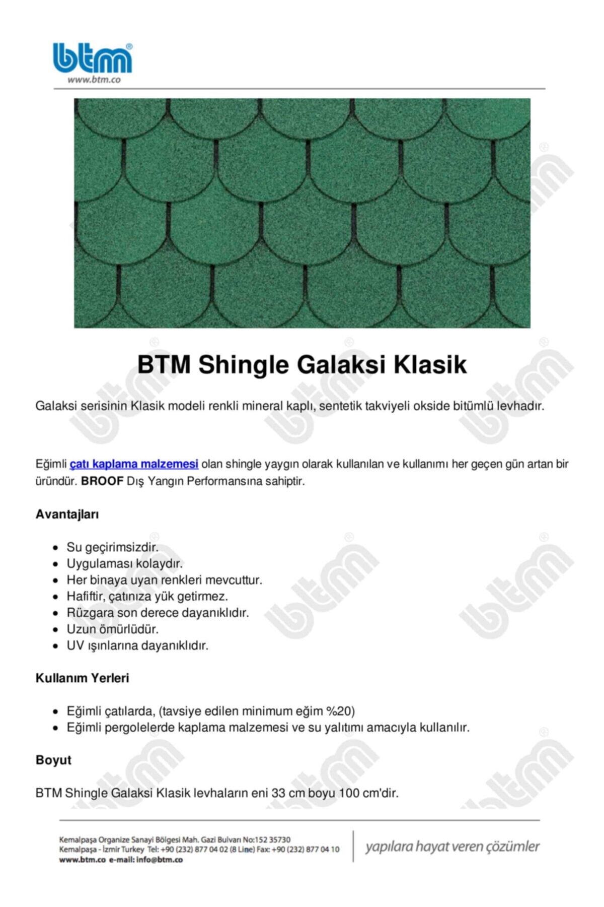 Btm Shingle Galaksi Klasik ( Duman Gri )