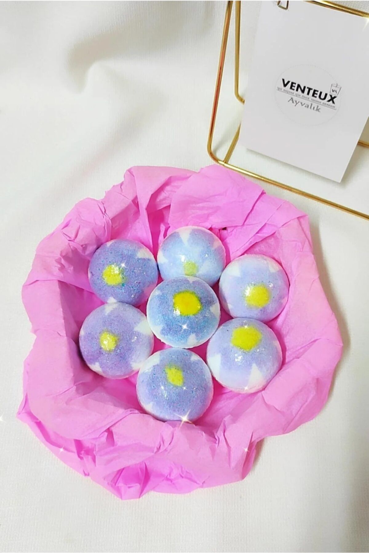 Venteux Ayvalık Aromatik Yağlı Banyo Topları (menekşe)
