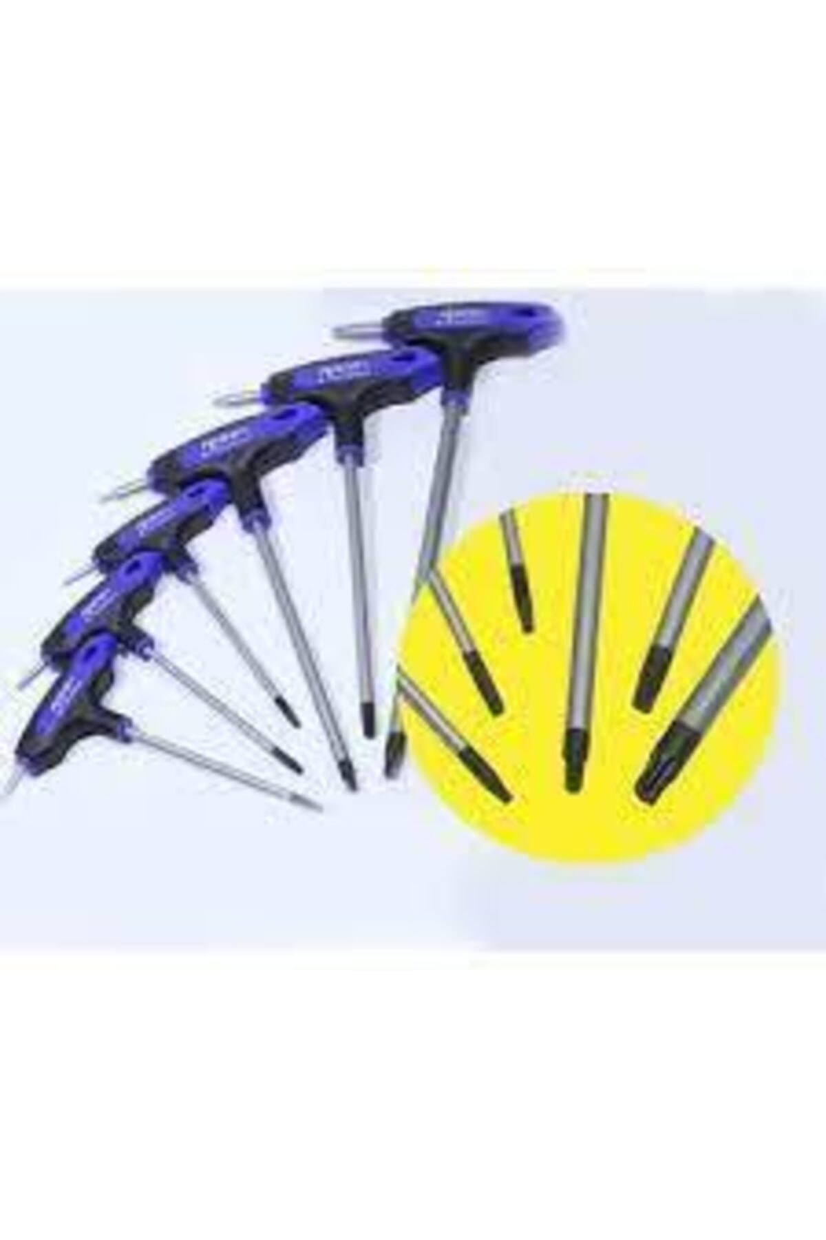 Marka Rico 013-rc5189 T Tipi Star Torx Allen Anahtar 6 Parça Set