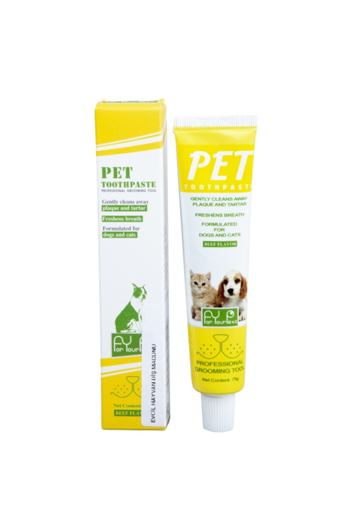 Oripet Kedi Ve Köpek Biftek Aromalı Pet Diş Macunu 75 Gr