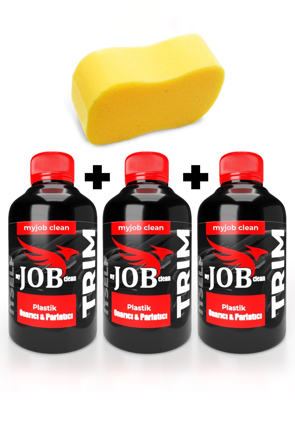 MY LIFE Job Clean Plastik Onarıcı Ve Parlatıcı 500ml (trım) 3 Adet