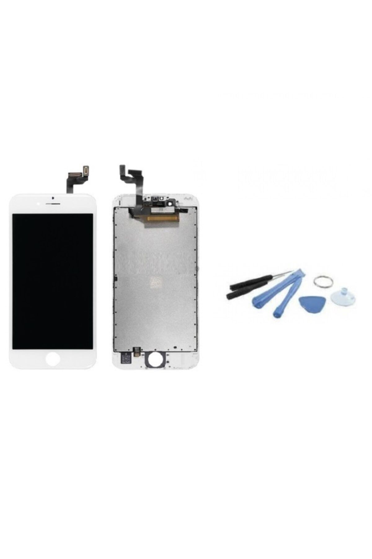 KDR Apple Iphone 6s Plus A1634 Lcd Ekran Dokunmatik Full Panel Beyaz