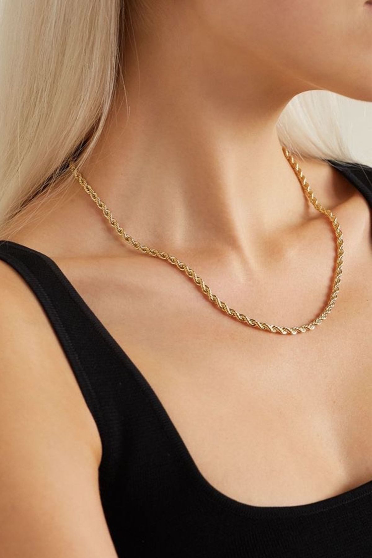 Ala Jewelry Gold Burgu Zincir