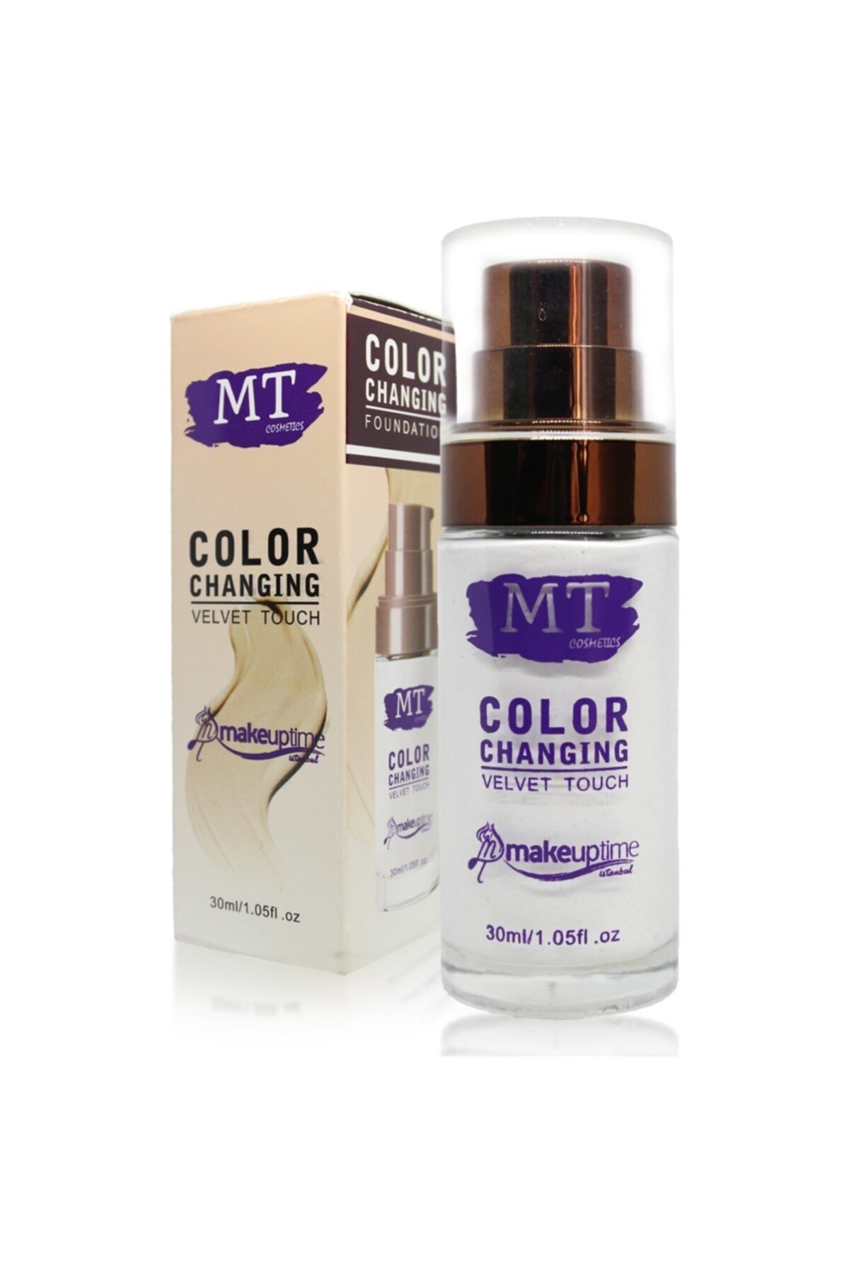 MT Makeuptime Tene Göre Tonu Değişen Renk Eşitleyici Fondöten 30 Ml
