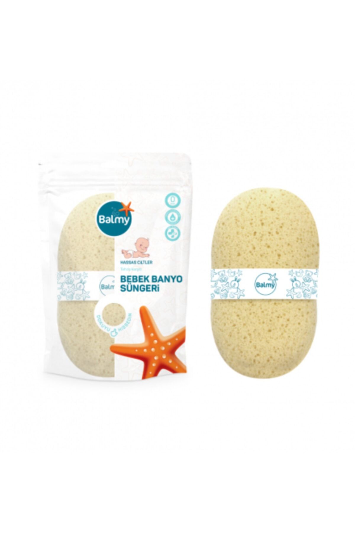 Balmy Naturel Bebek Banyo Süngeri