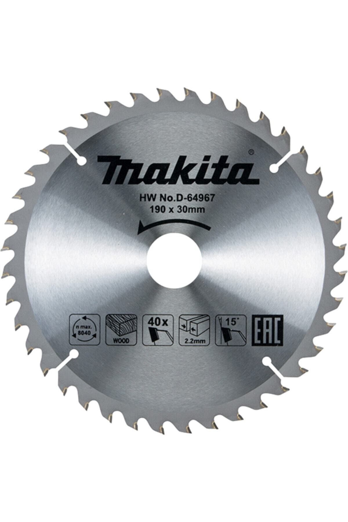 Makita D-64967 Daire Testere 40 Diş 190x30 Mm