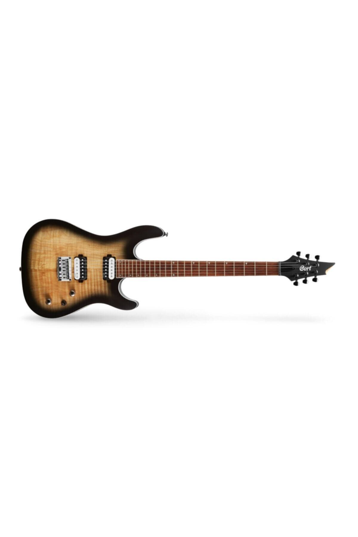 CORT Elektro Gitar Open Pore Raw Burst h-h