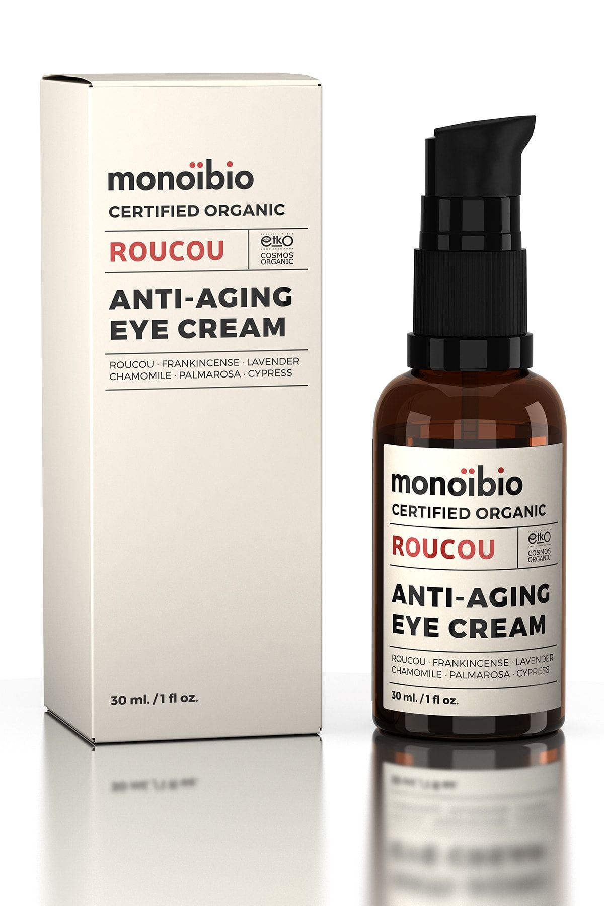Monoibio Roucou Organik Yaşlanma ve Kırışıklık Karşıtı  Anti-Aging Göz Kremi  - Organik Sertifikalı Özel Ürün