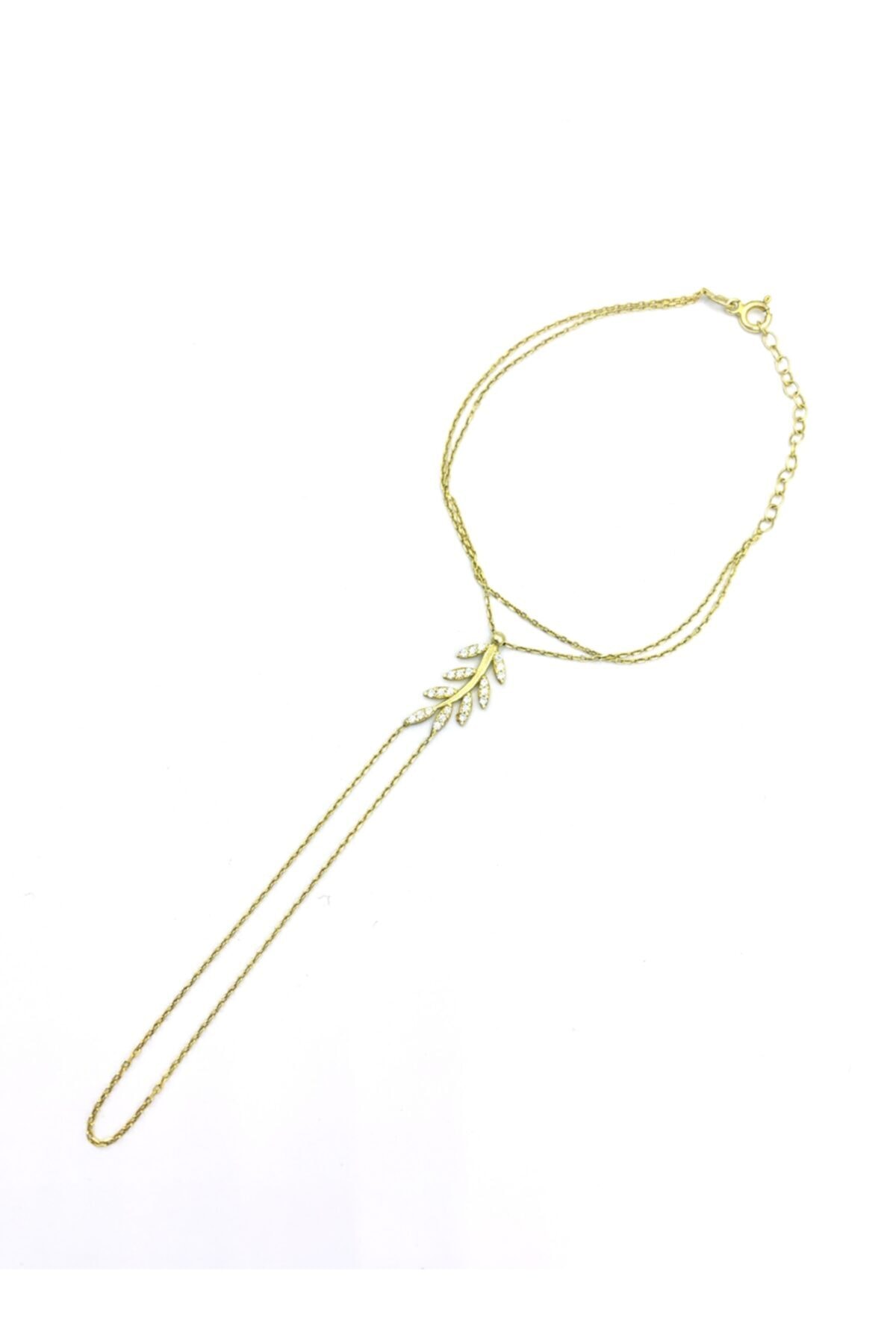 LéO Silver And More Taşlı Başak Figür Gold Gümüş Şahmeran