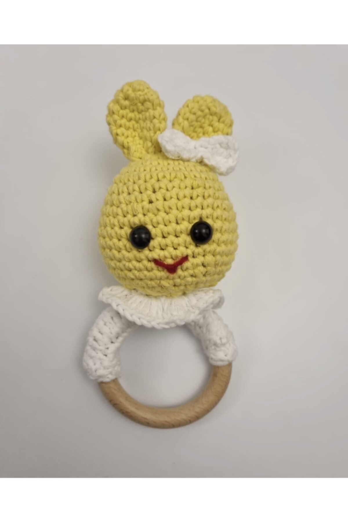 babyraise Amigurumi Diş Kaşıyıcı Çıngırak Sarı