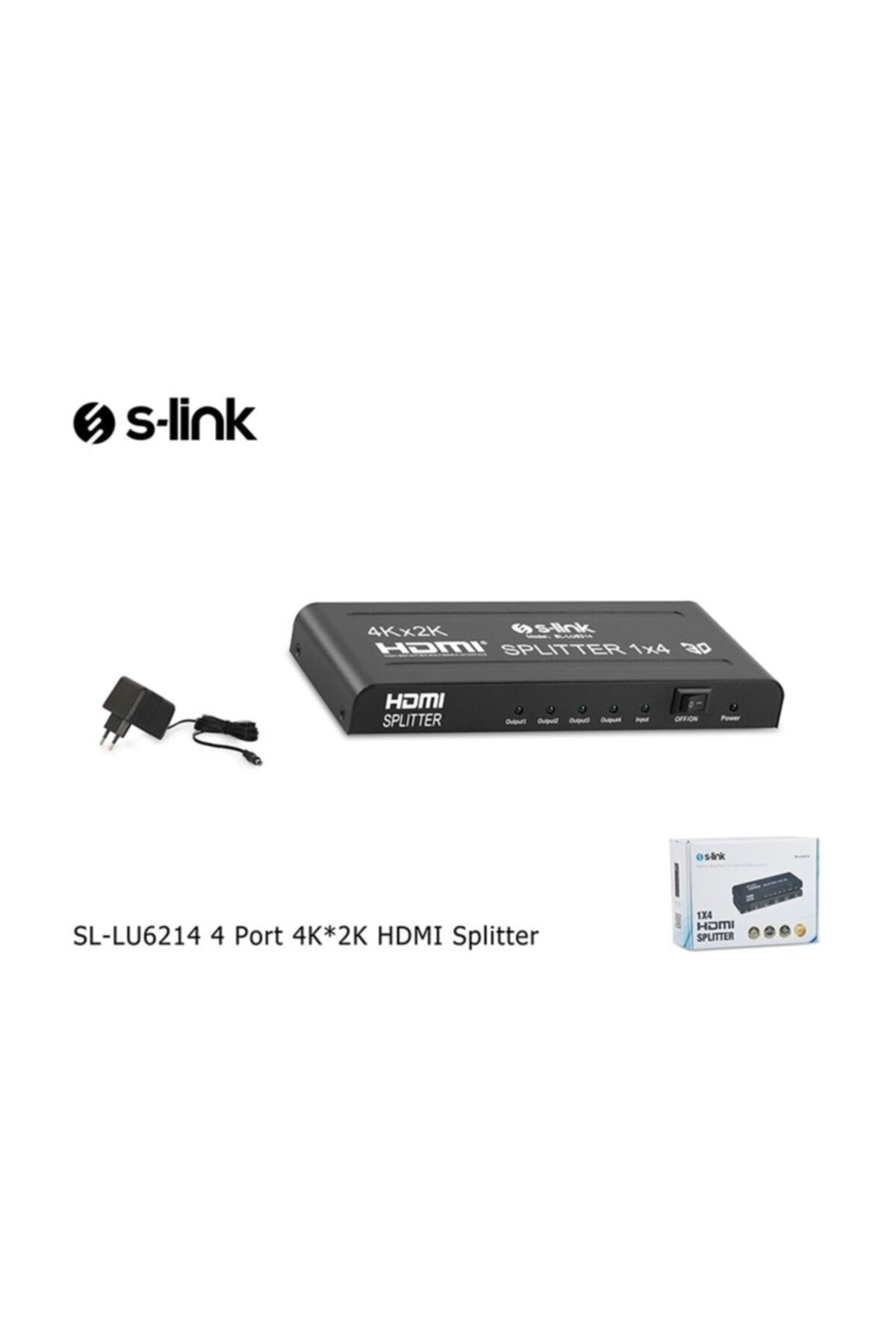SLINK Sl-Lu6214 1Pc-4Mn 4K-2K Hdmı Çoklayıcı