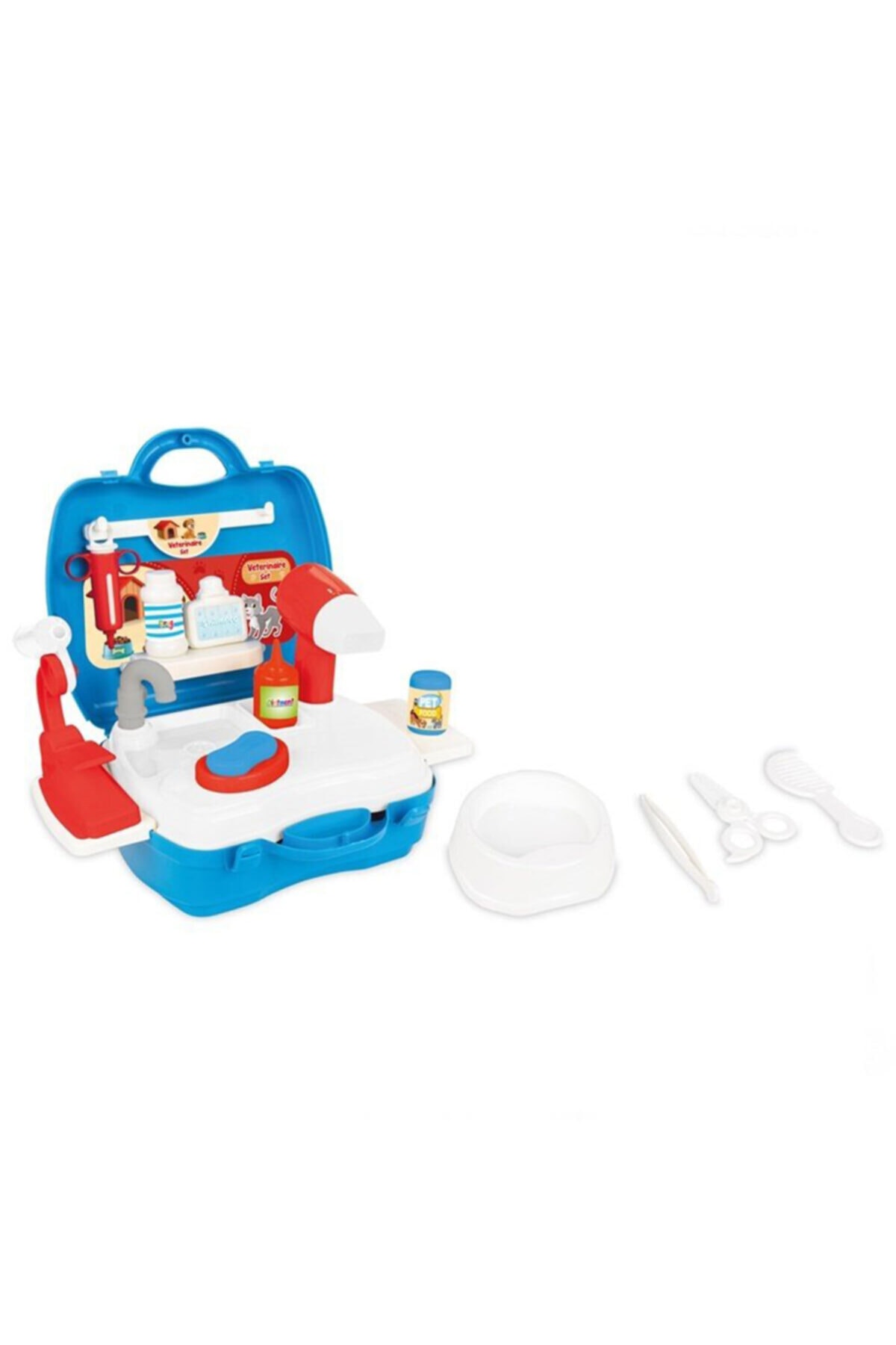 PİLSAN Yılın Ilk Fırsatları - Aksesuarlı Çantalı Veteriner Seti 21 Parça - ™ Beyaz At®