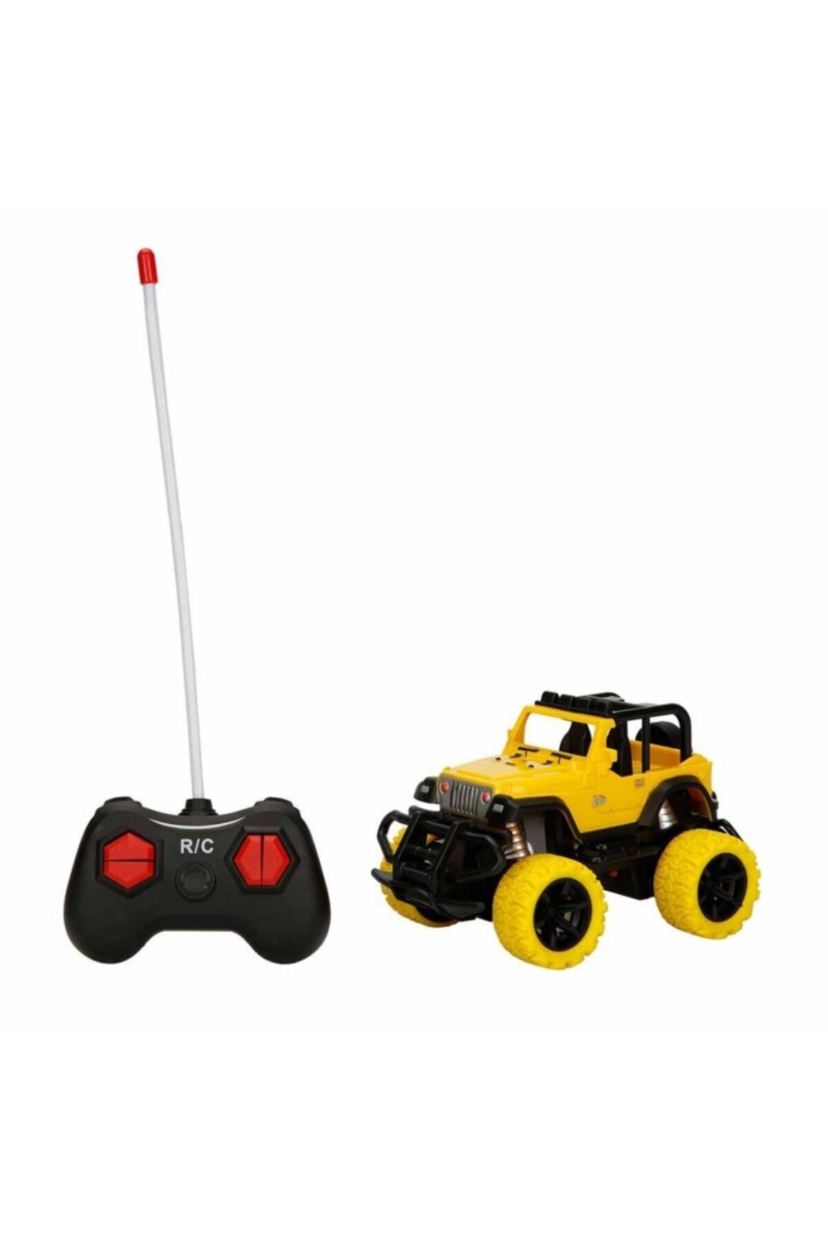 Webinay Home 1:43 Uzaktan Kumandalı Işıklı Mini Jeep Araba 12 cm