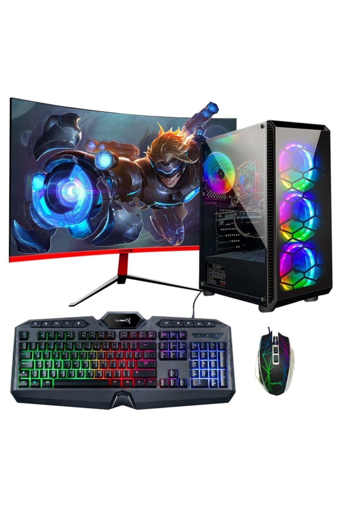 TURBOX Tx11 i7 860 8GB Ram 128GB SSD 500GB HDD 4GB EK. 23.8\