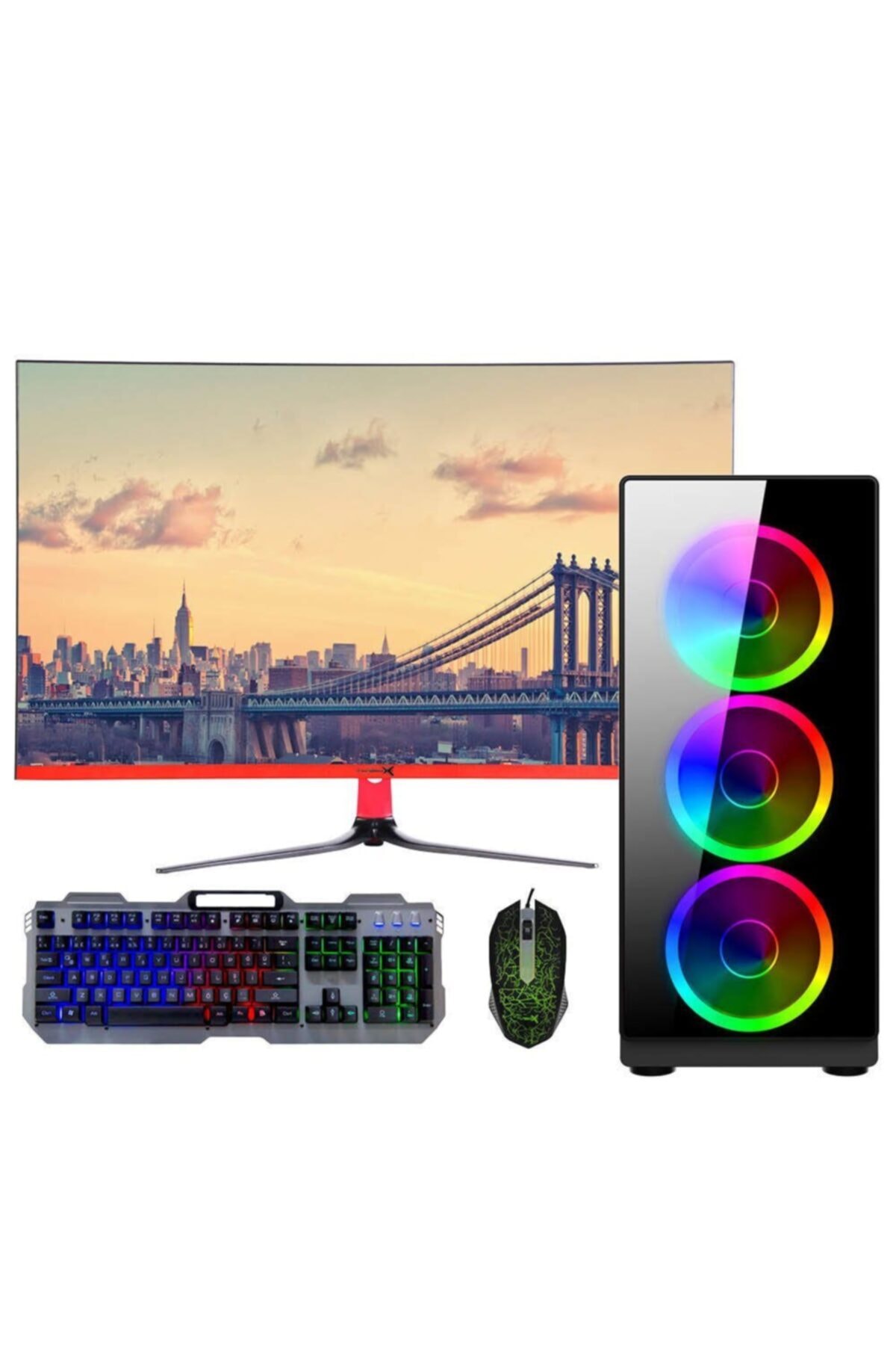 TURBOX Tx66 i5 2400 8GB Ram 256GB SSD 2GB GT1030 27\