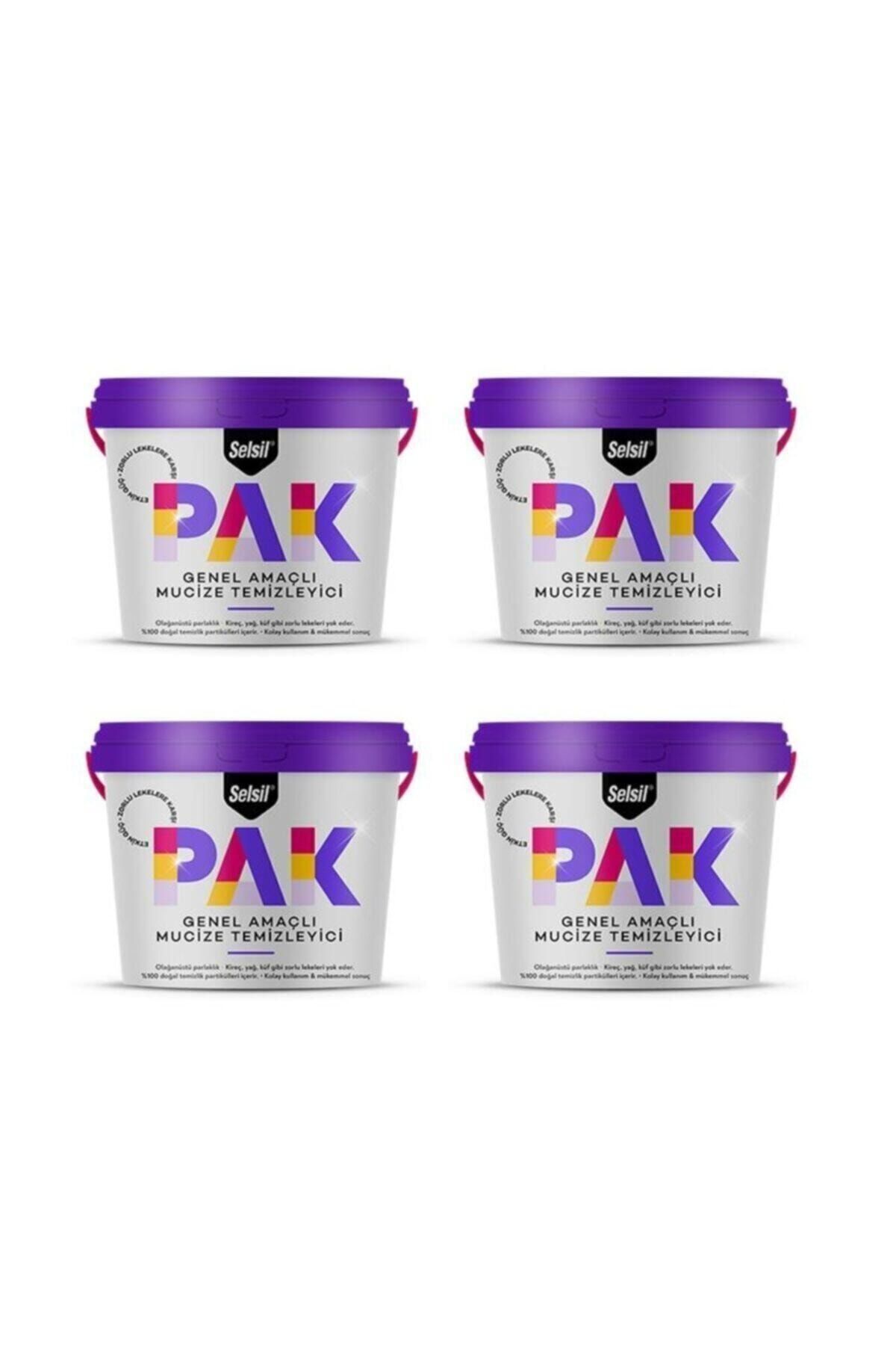 Selsil Pak Genel Amaçlı Mucize Temizleyici 500 gr X 4 Adet