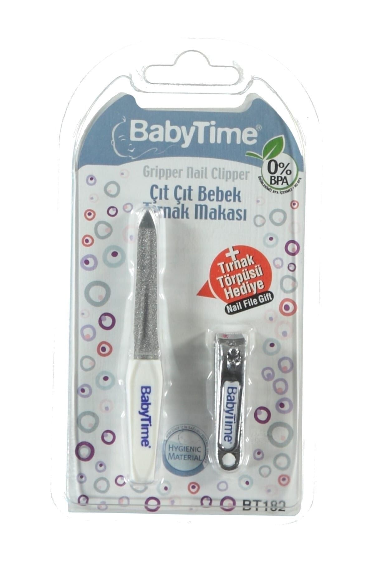 Babytime Baby Time Çıt Çıt Bebek Tırnak Makası - Törpü Hediyeli