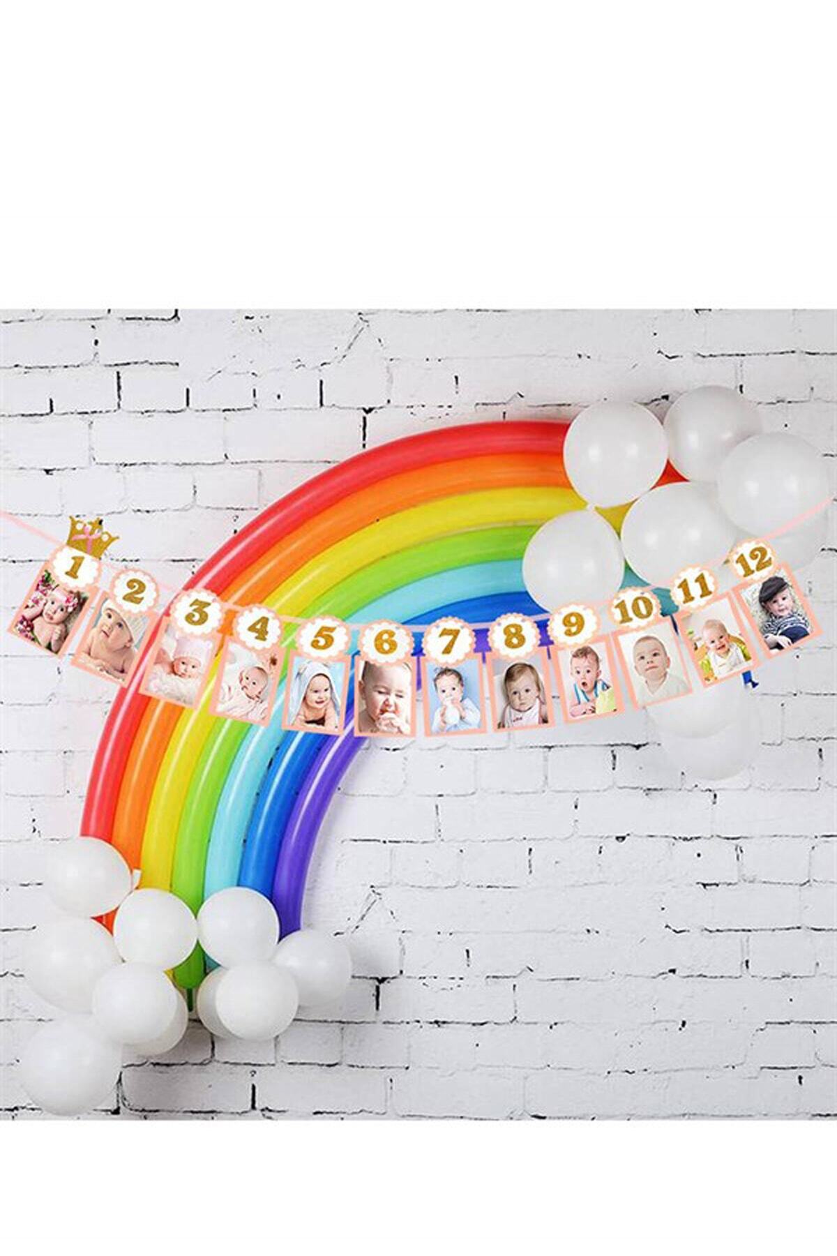 Partifabrik Pembe Renk Photo Banner 12 Ay