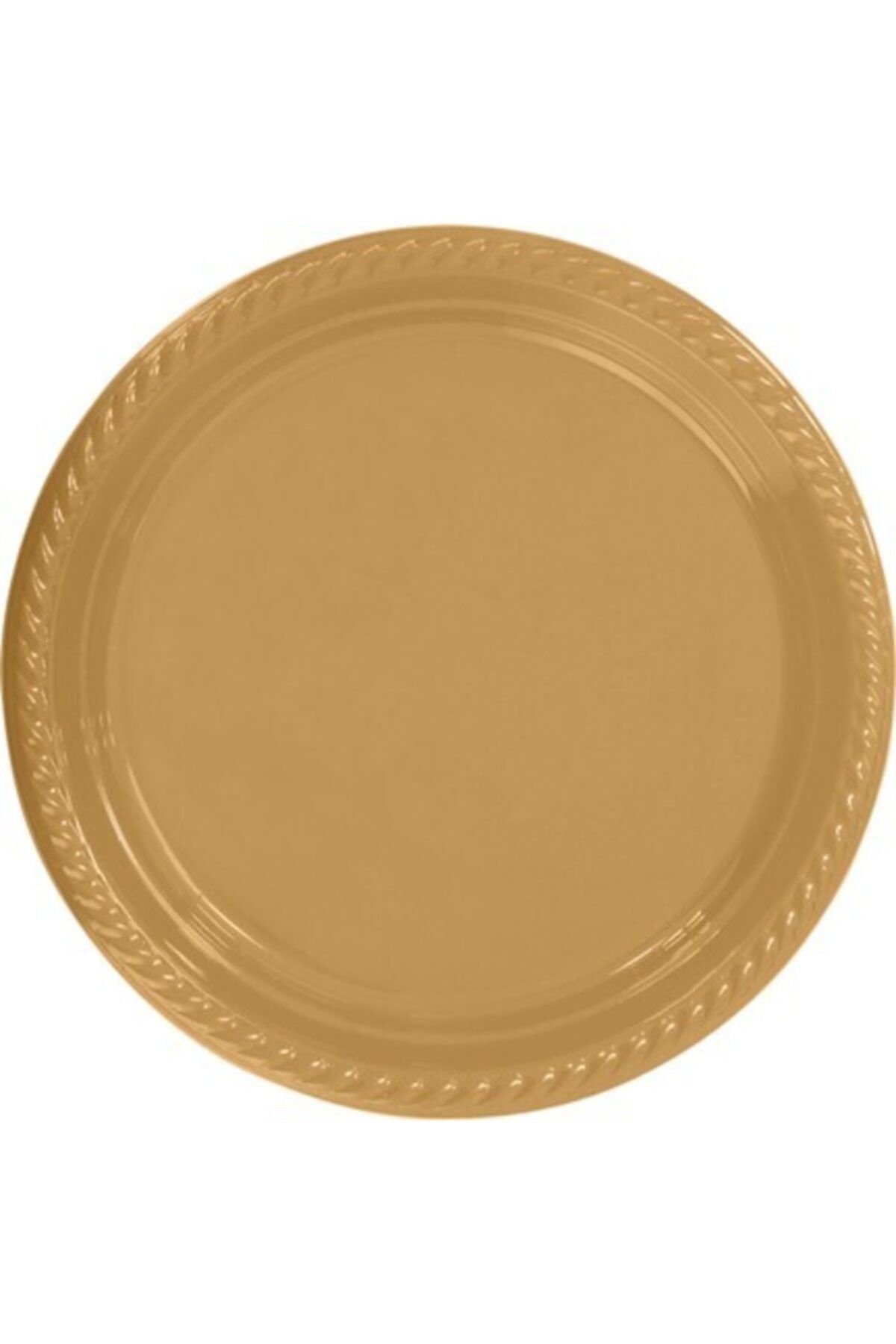 sinerjishop Gold Plastik Tabak 22 cm 25'li