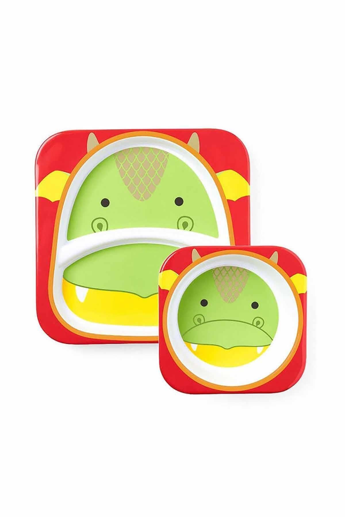 Coco Store Skip Hop Zoo Tabak Ve Kase Hediye Seti Ejderha