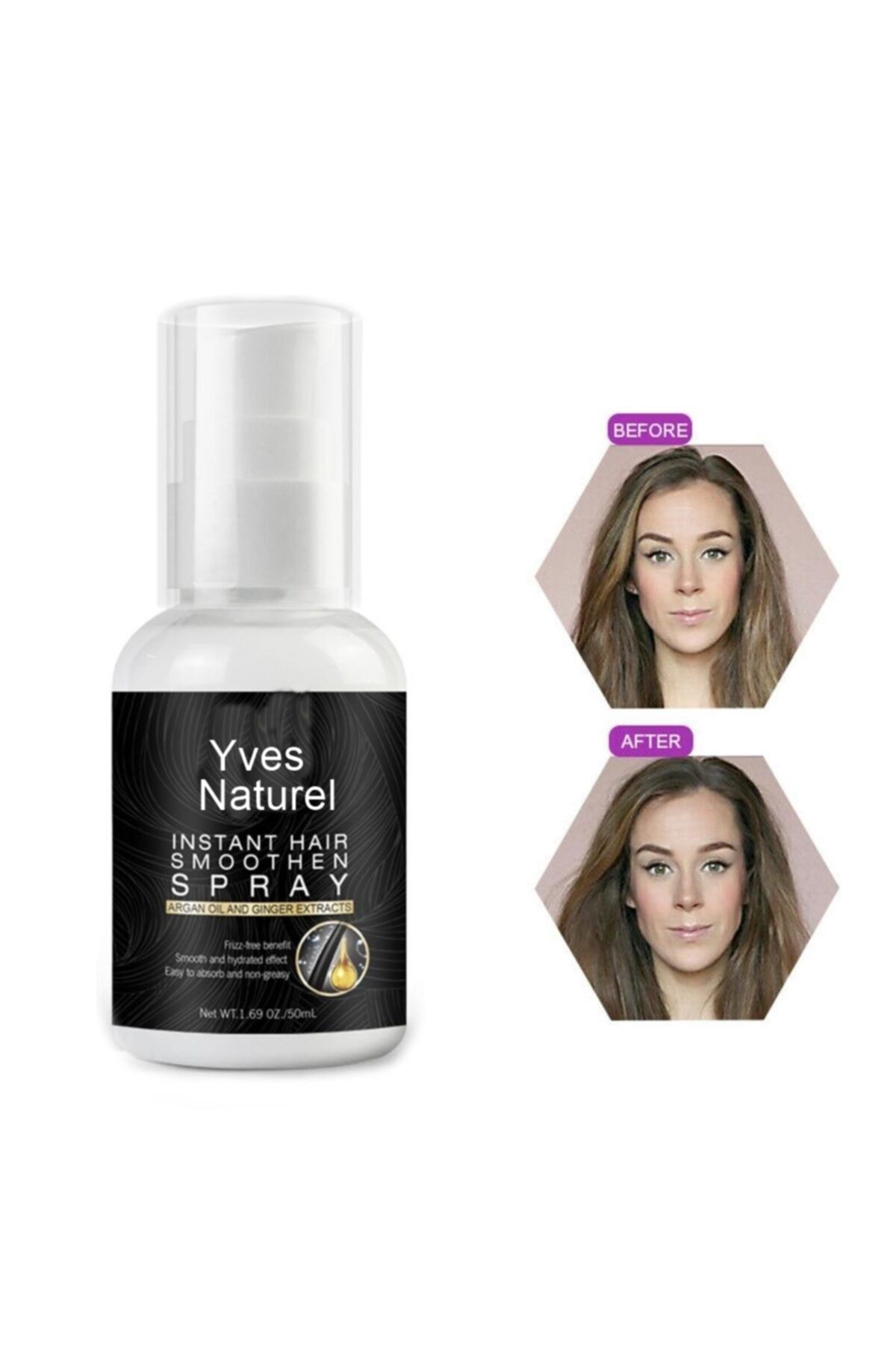 Yves Naturel Saç Pürüzsüzleştirici Sprey 50 Ml