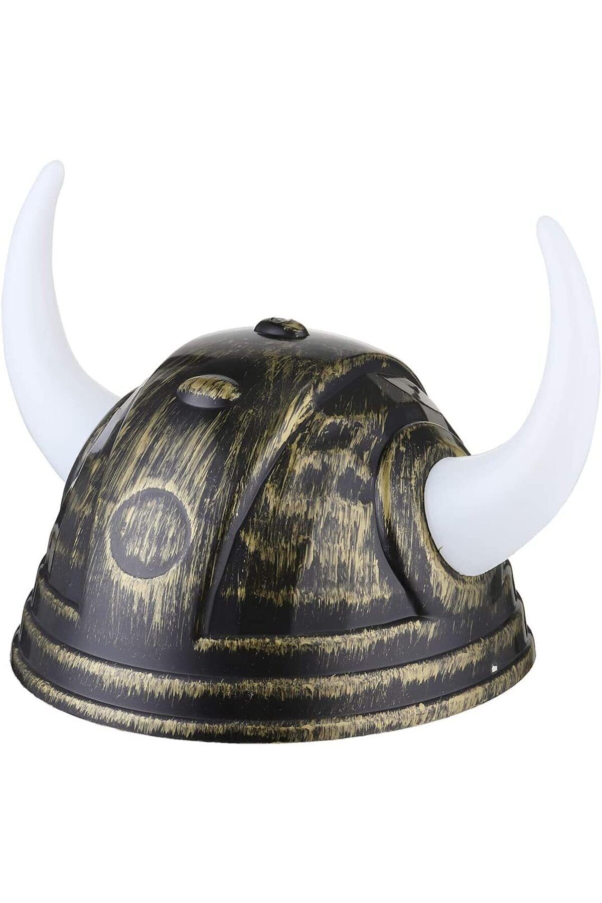 sinerjishop Kostüm Viking Başlığı Asteriks Başlığı Altın Renk
