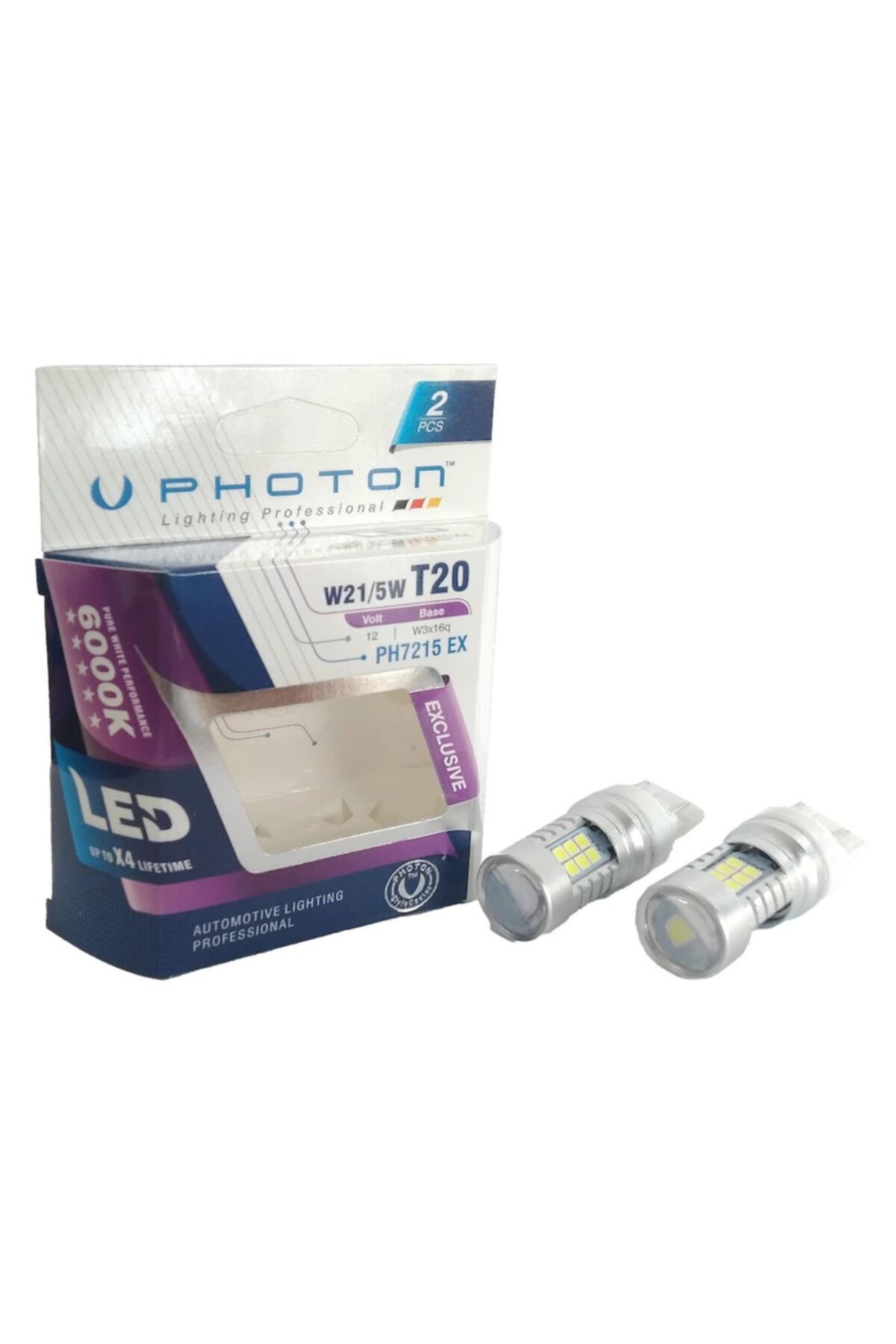 Photon T20 Çift Duy Beyaz 21/5w Can-bus