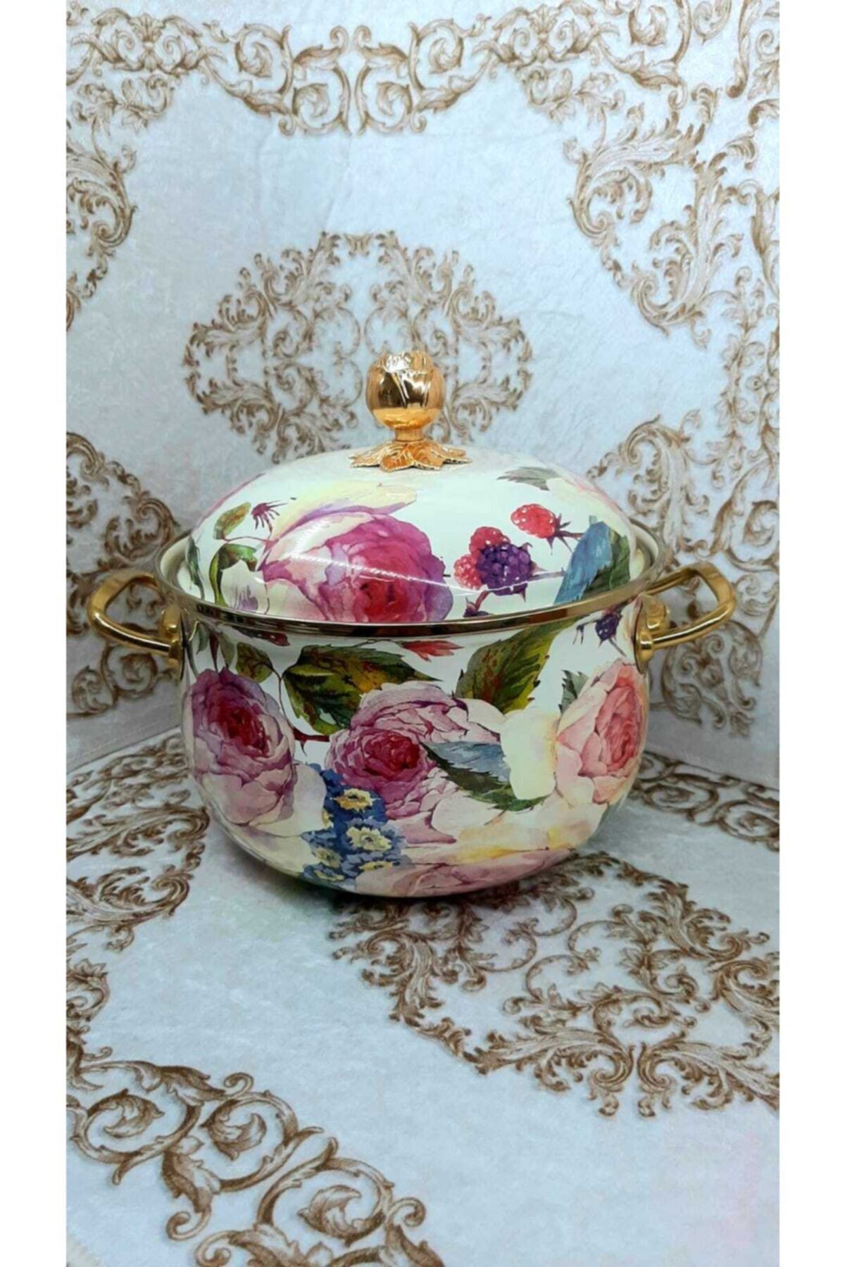 Miss Betty Rose Deluxe 20 Cm Emaye Tencere